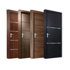 Wooden interior fire flat doors PVC/MDF/WPC doors Wooden doors for apartments