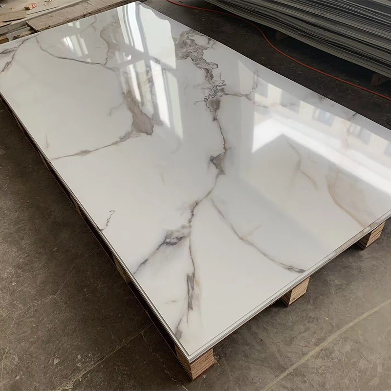 Modern Artificial Stone Pvc Uv Marble Sheet Wall Panel