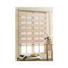 Free-Stop Cordless Roller Blinds Roller Shades for Windows Natural Woven Fabric Thermal Insulation Roller 