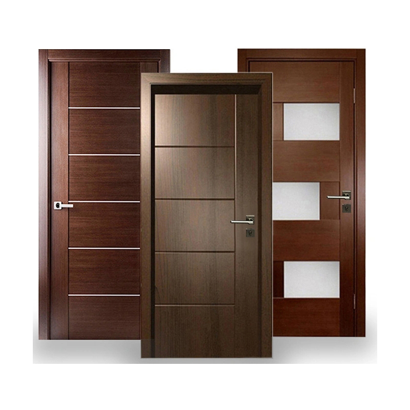 Wooden interior fire flat doors PVC/MDF/WPC doors Wooden doors for apartments