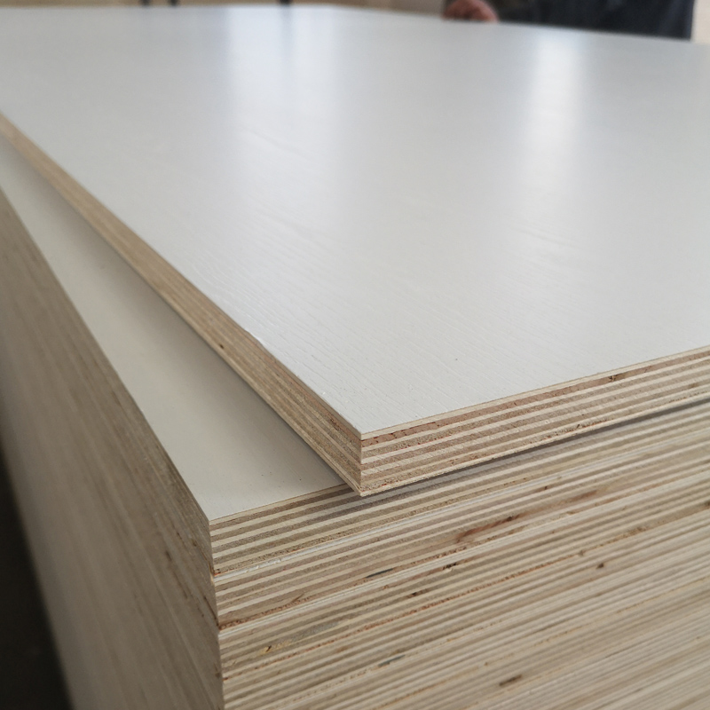 Best price 1220*2440mm solid color or wood grain cabinetry and furniture melamine/laminated plywood